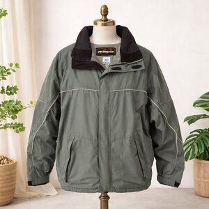 Obermyer Typhoon Coat Mens Large Stormtech Alt3 Hydroblock Seam Sealed Jacket